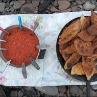 Праздничный ужин с чебуреками