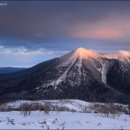 Закат на Язычнице (горе Стахановской)